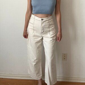 3.1 Phillip Lim White Corset Pants